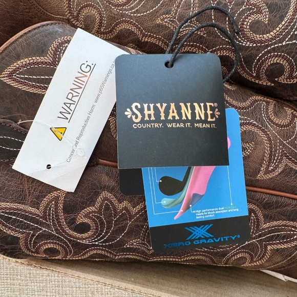 SHYANNE Women’s Jesse Performance Zero Gravity Leather Western Boots NIB size 8 - Picture 8 of 16